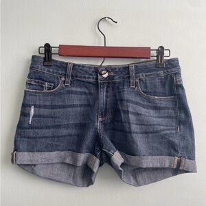 PAIGE High Rise Denim Blue Women's Shorts